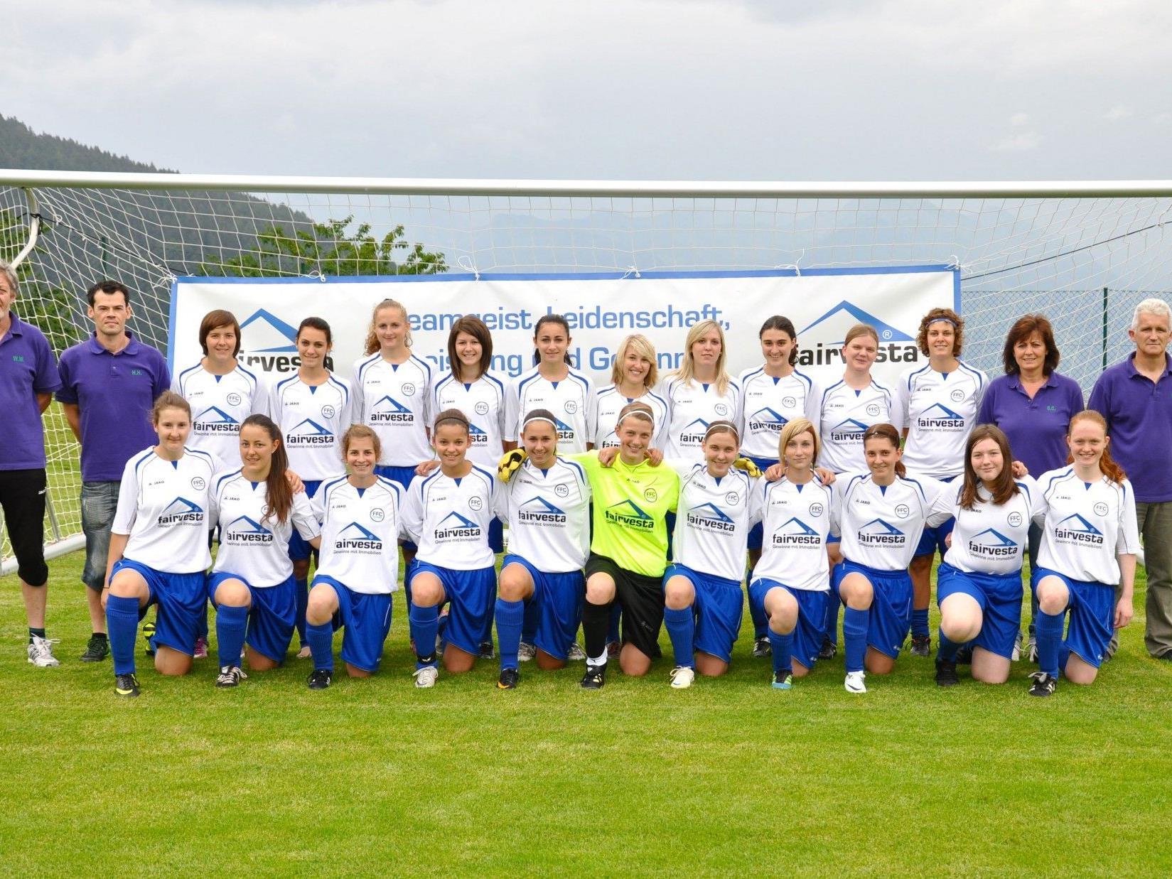 Die Erfolgreiche Frauenmannschaft des FFC Fairvesta Vorderland.