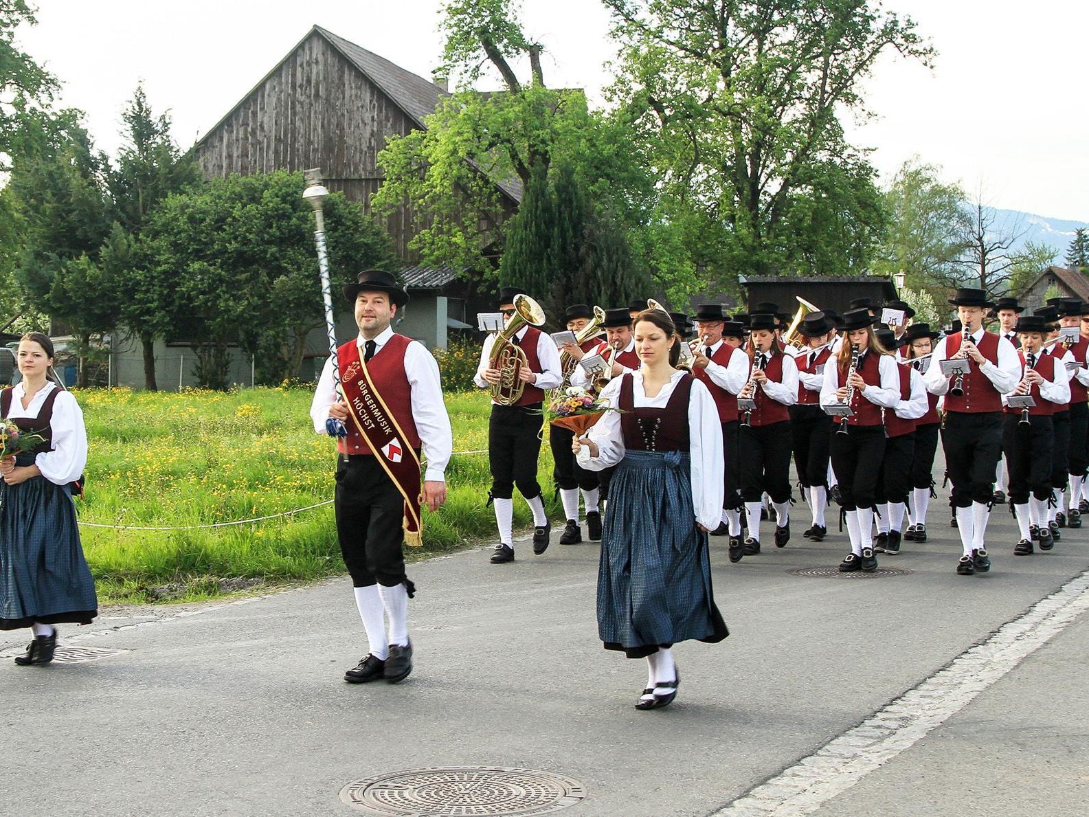 Am Samstag, den 15. September, lädt die Bürgermusik Höchst zum Rheindelta-Musikfest ein