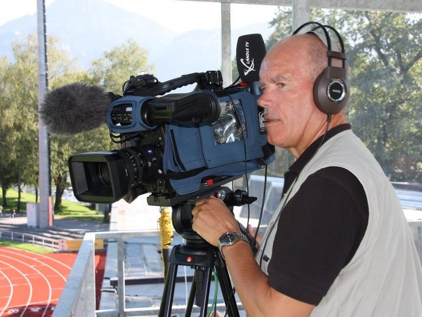 Der Rankweiler Martin Engel ist schon seit vielen Jahren mit Leib und Seele Kameramann für Ländle TV.