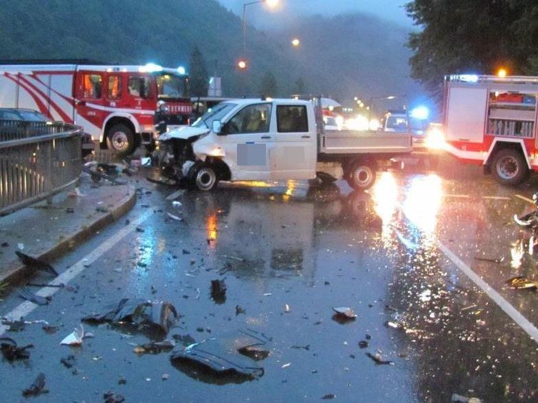 Schwerer Verkehrsunfall in Mellau