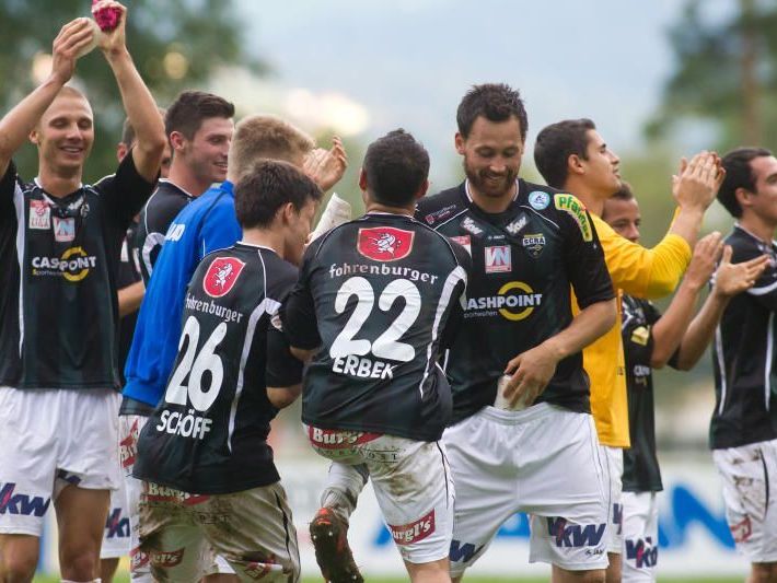 SCR Altach jubelte über den Einzug ins ÖFB-Cup Achtelfinale. Pflichtsieg der Rheindörfler in Hard.