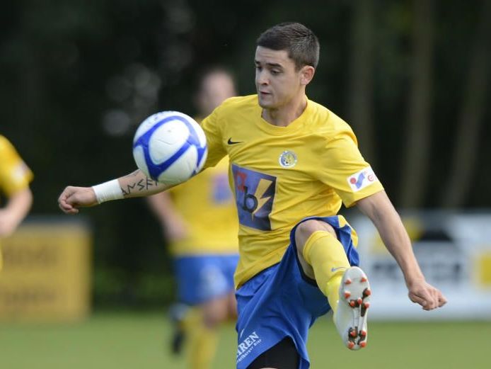 Daniel Wäger schoss das 1:0 für Hohenems im Spiel in Koblach. Daniel Wäger schoss das 1:0 für Hohenems im Spiel in Koblach.