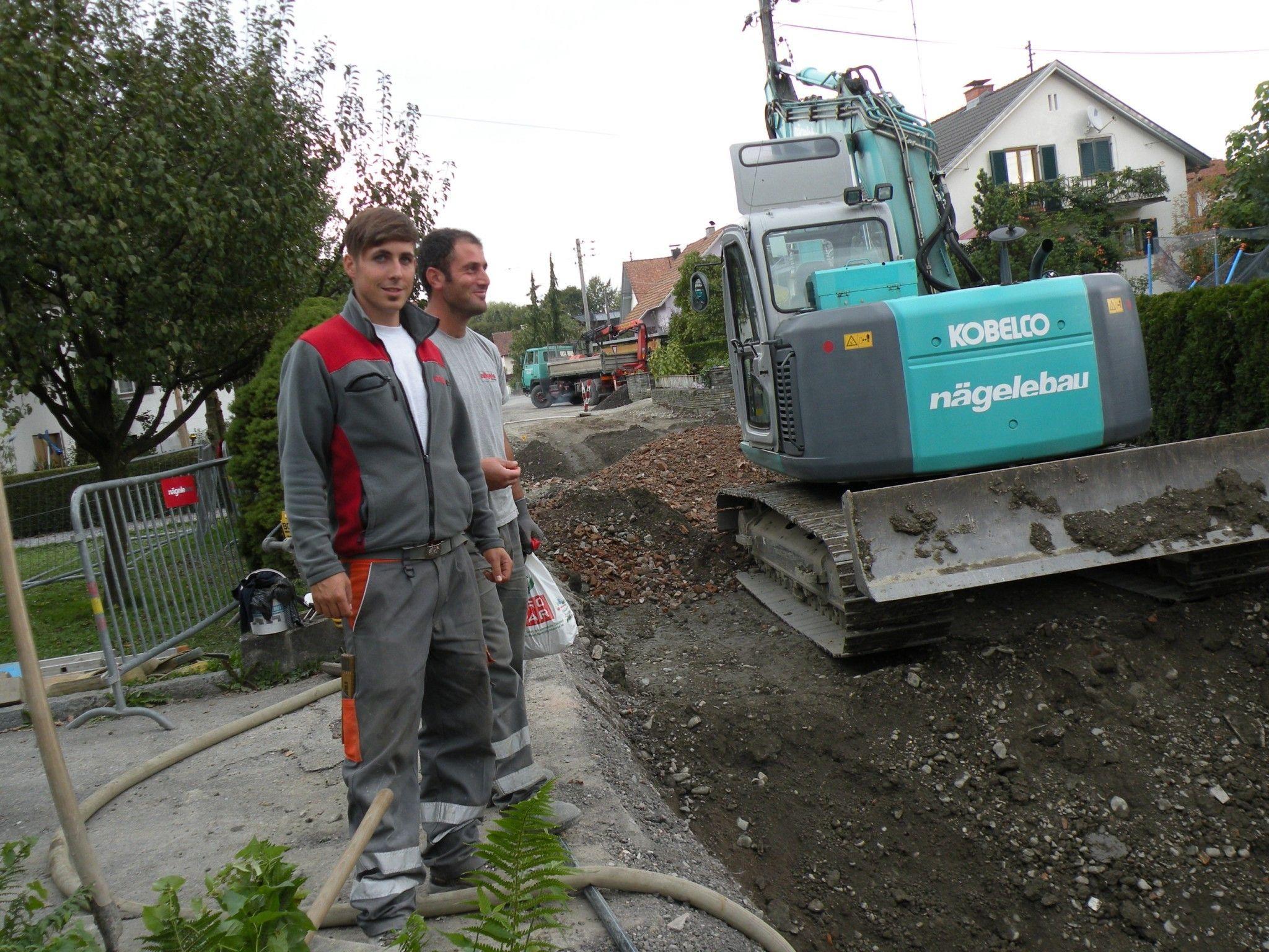 Kanalarbeiten „Am Böhler“ wurden auf den oberen Teil der Straße ausgedehnt.