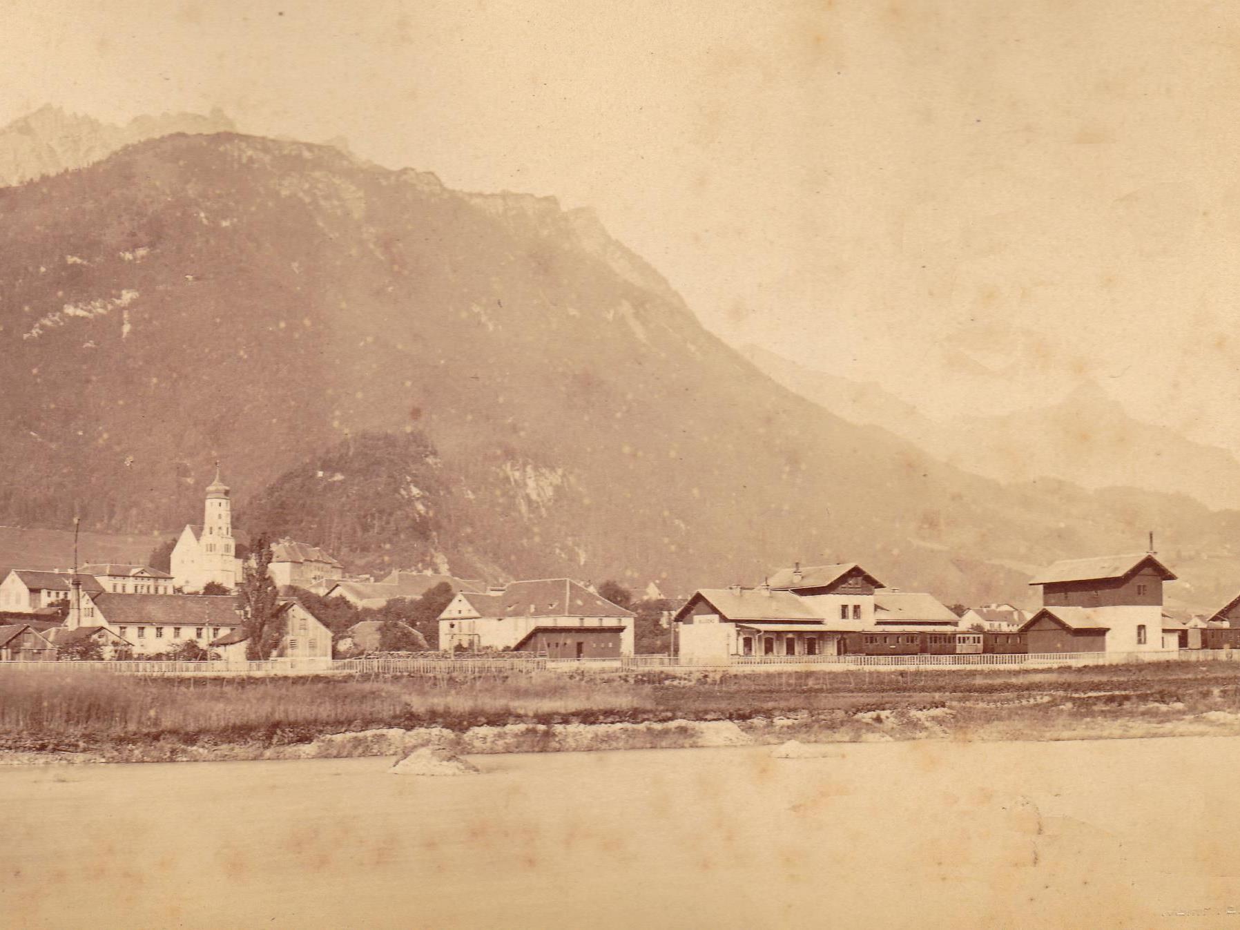 Bahnhof Bludenz - um ca. 1875