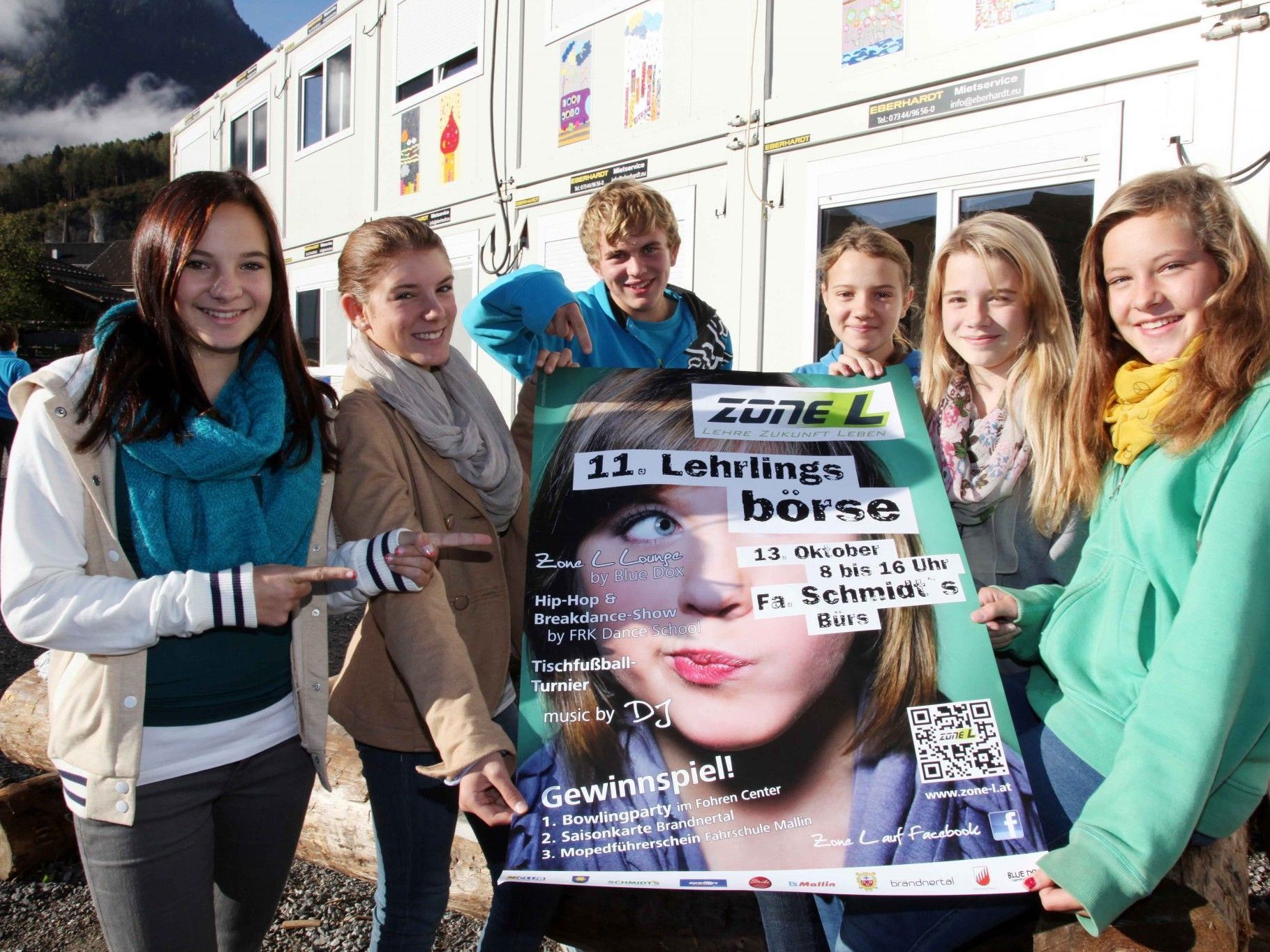 Am 13. Oktober geht`s bei der Lehrlingsbörse der „Zone l“ in der Firma Schmidt`s in Bürs richtig rund. Am 13. Oktober geht`s bei der Lehrlingsbörse der „Zone l“ in der Firma Schmidt`s in Bürs richtig rund.