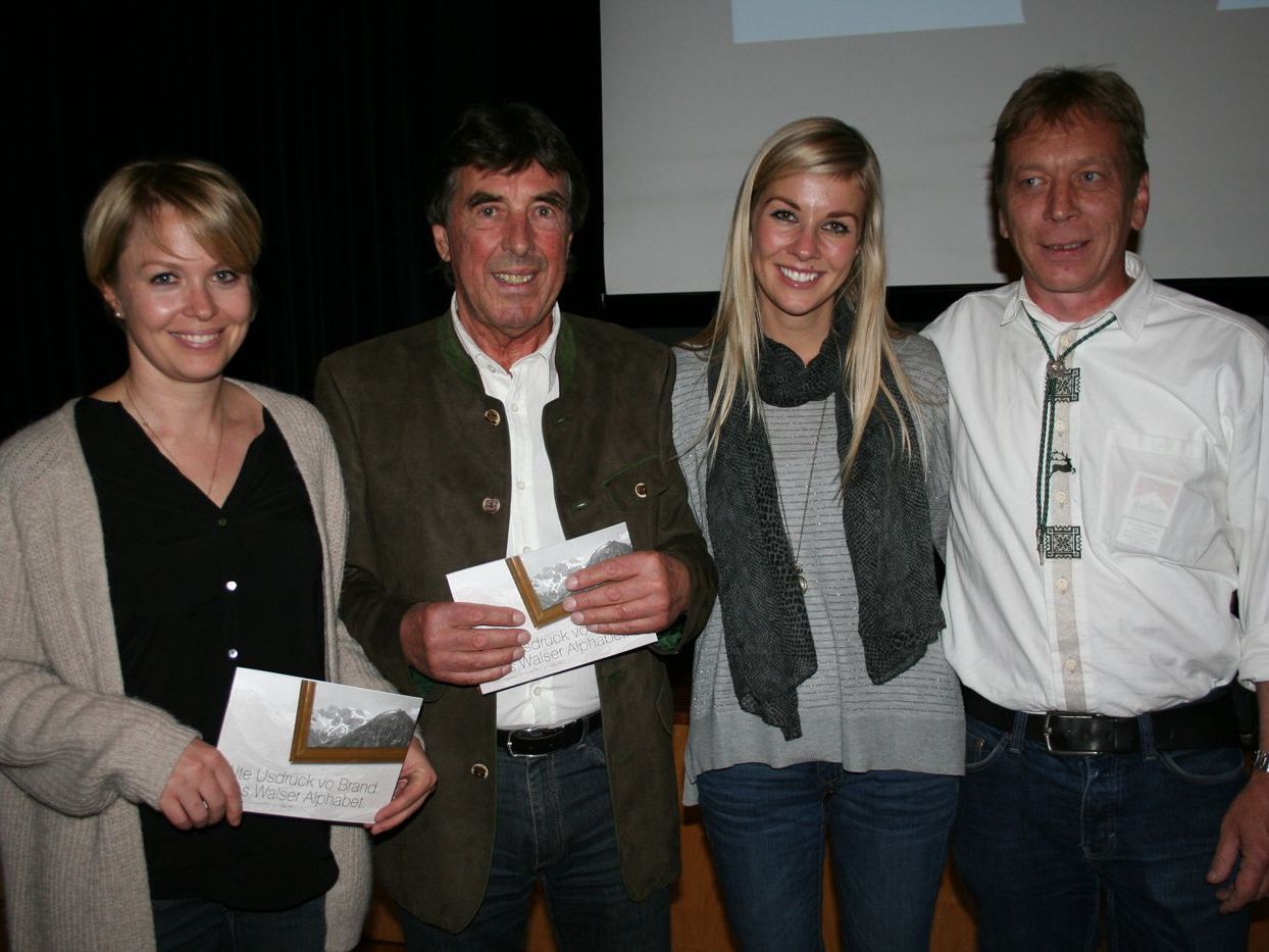 Grafikerin Christina Soraperra, Autor Manfred Beck, Lisa-Maria Innerhofer und Martin Bitschi.