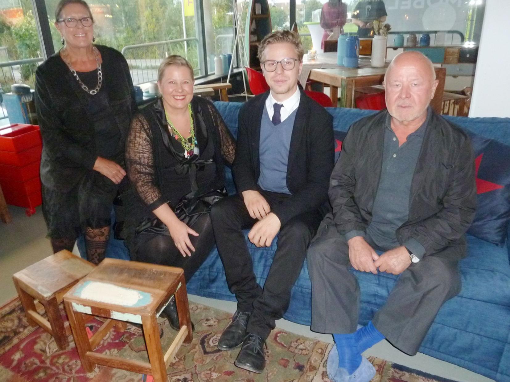 Die Unternehmerfamilie Helga, Simone, Philipp und Dieter Waltner (v.l.)