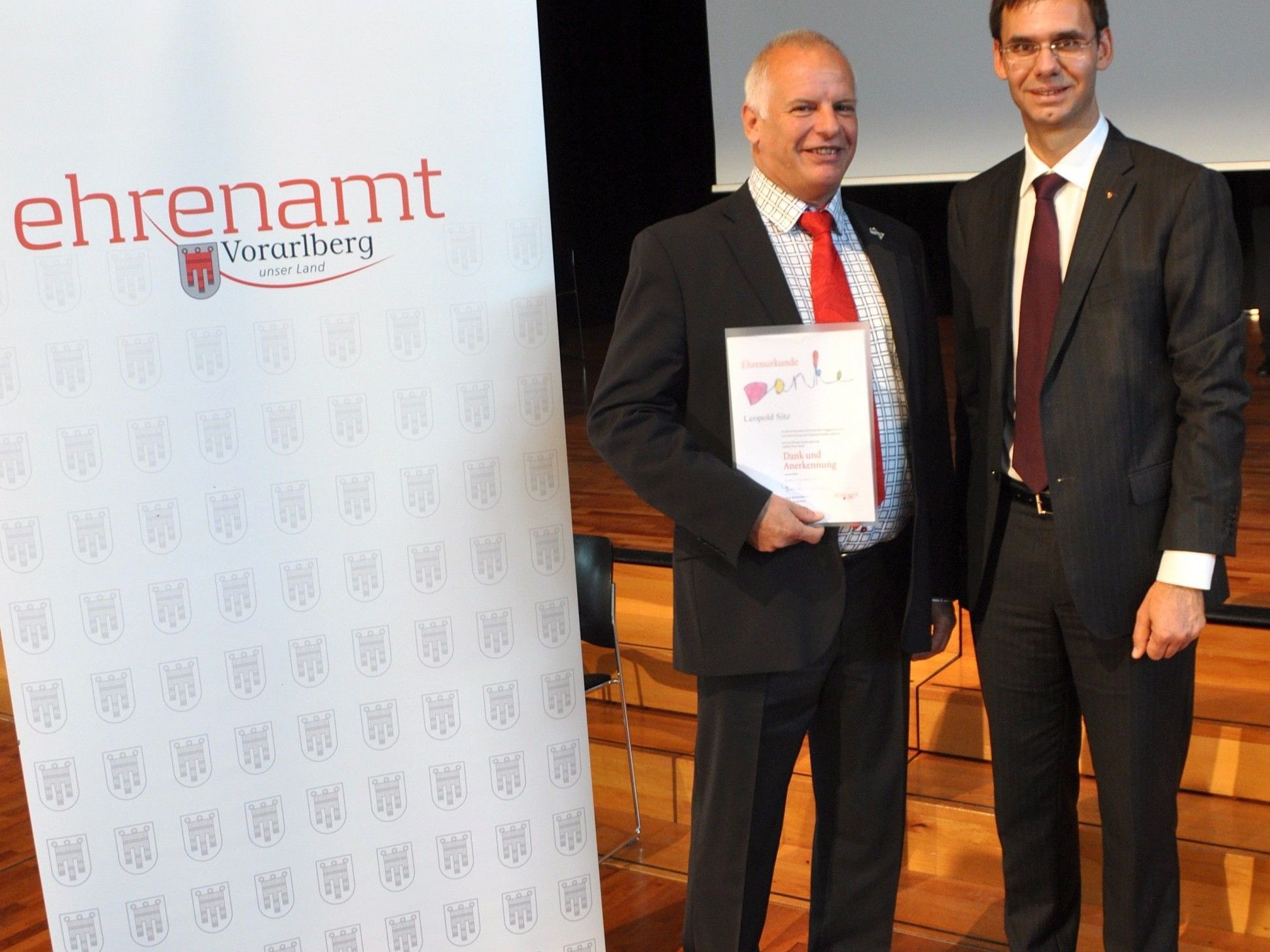 LH Markus Wallner mit Leopold Sitz LH Markus Wallner mit Leopold Sitz