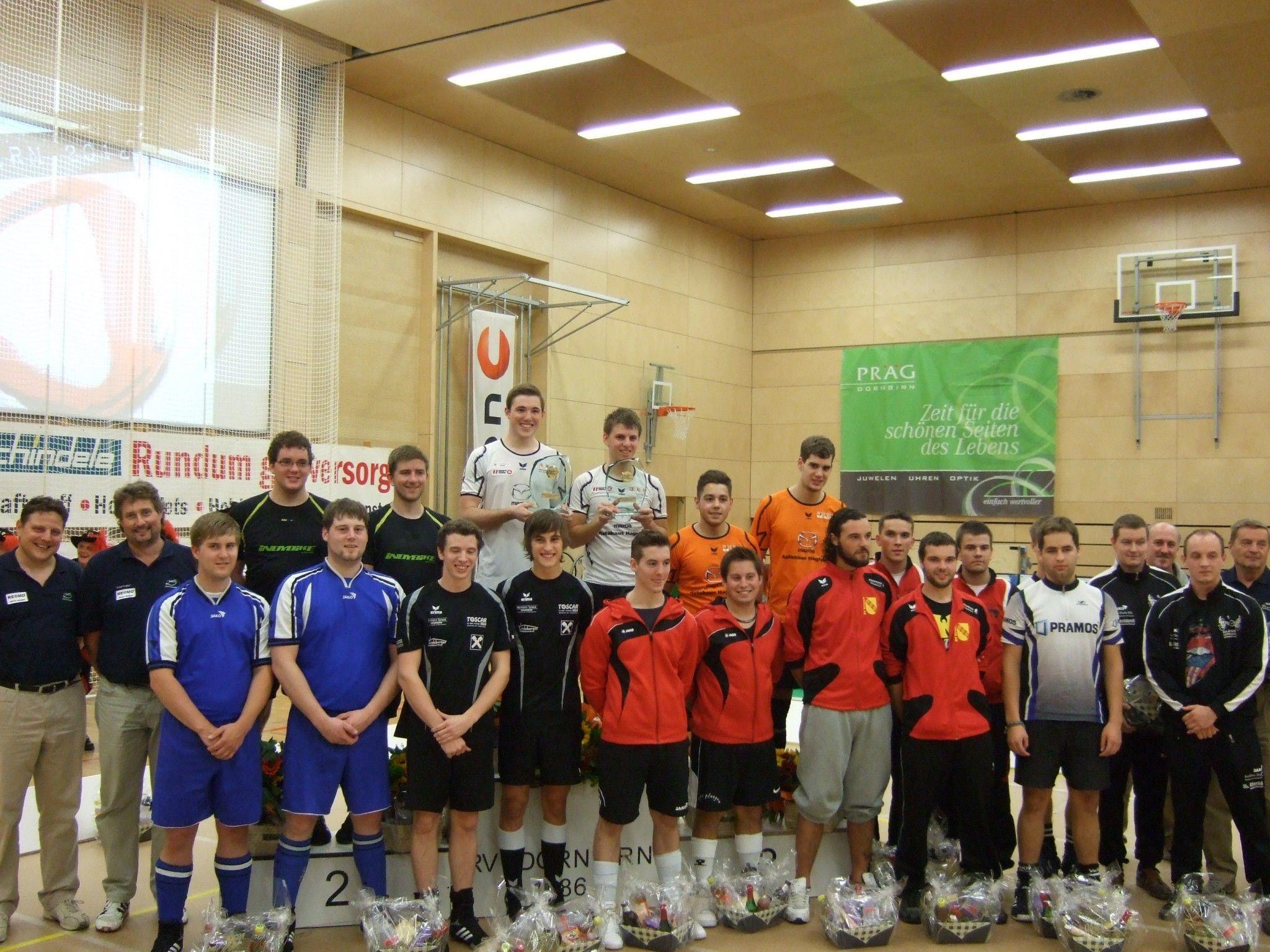 Die stolzen Sieger vom U23 Europacup im Radball, der heuer in Dornbirn stattfand.