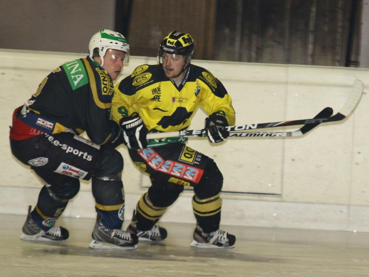 Ice Tigers Dornbirn gewann das erste Meisterschaftsspiel, Göfis und Walter Buaba spielten Remis.