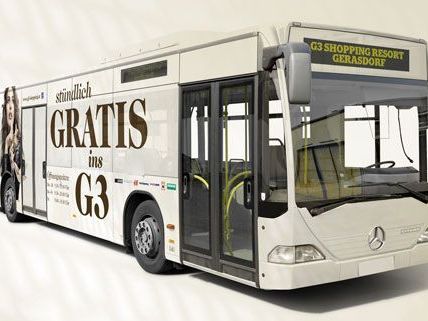 Von Wien fährt stündlich ein Shuttle-Bus zum G3 Shopping Resort Gerasdorf. Von Wien fährt stündlich ein Shuttle-Bus zum G3 Shopping Resort Gerasdorf.