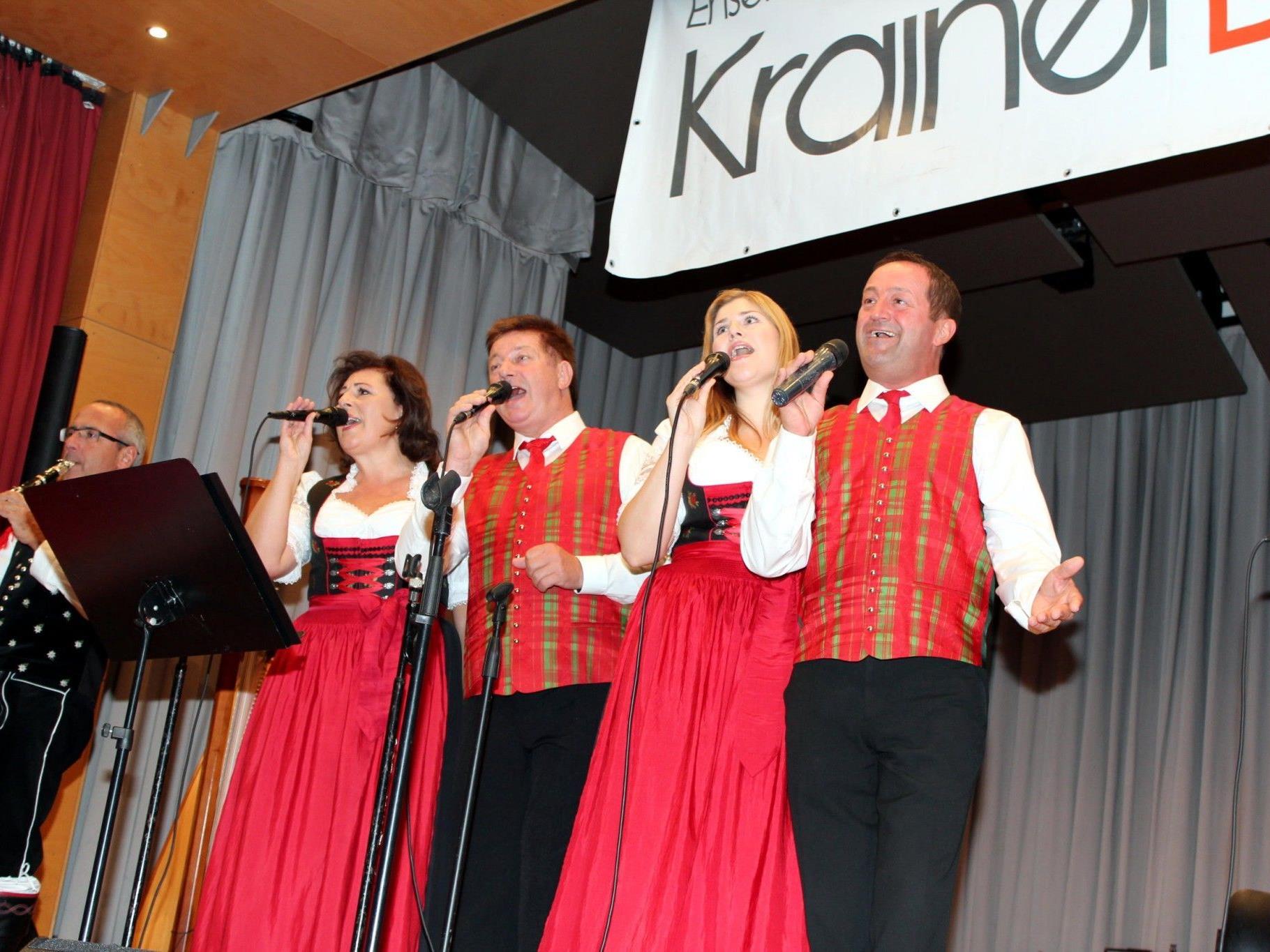 "Krainer Bluat" sorgte für beste musikalische Unterhaltung.