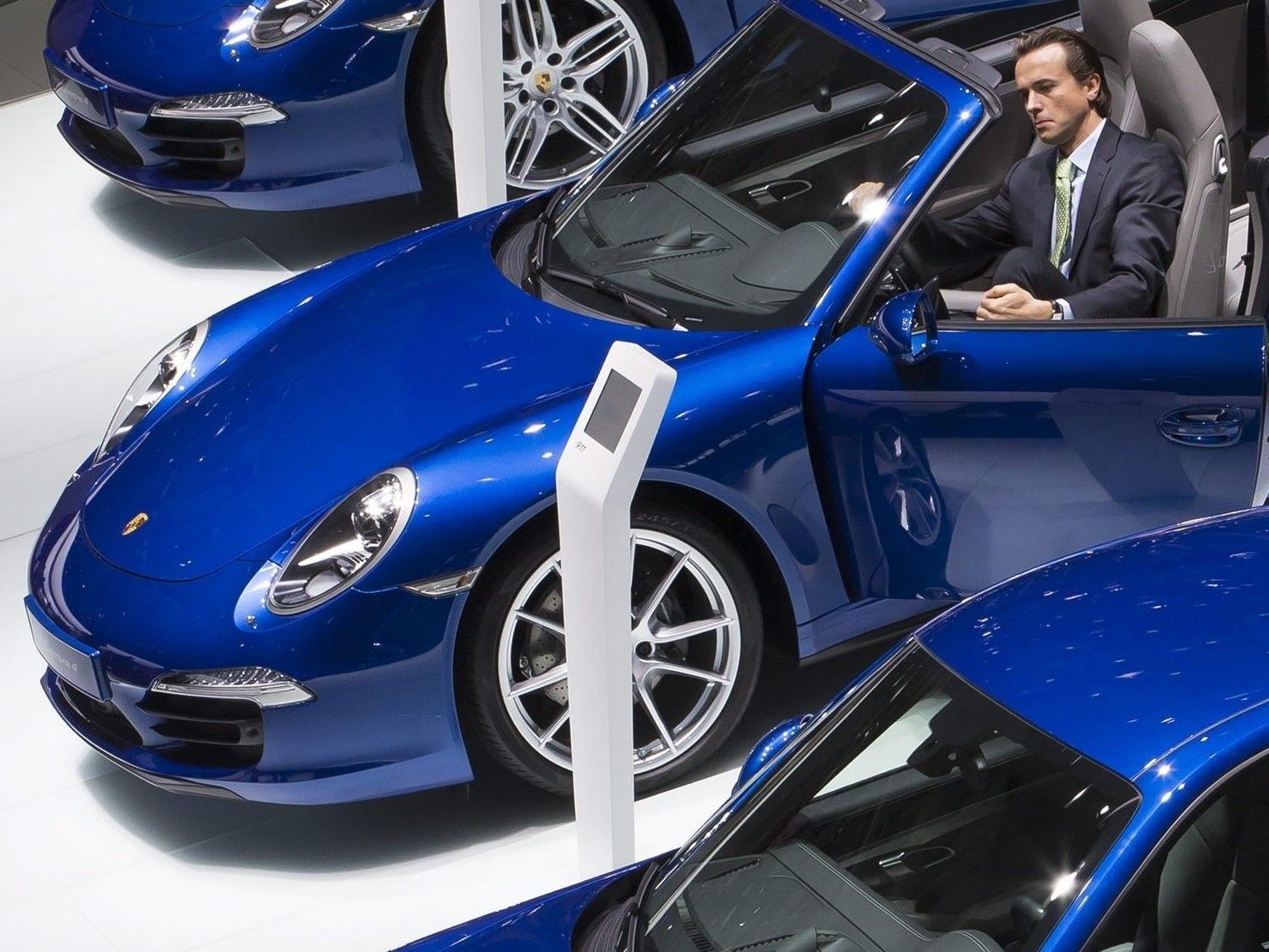Die Porsche-Modelle auf der Pariser Motor Show.