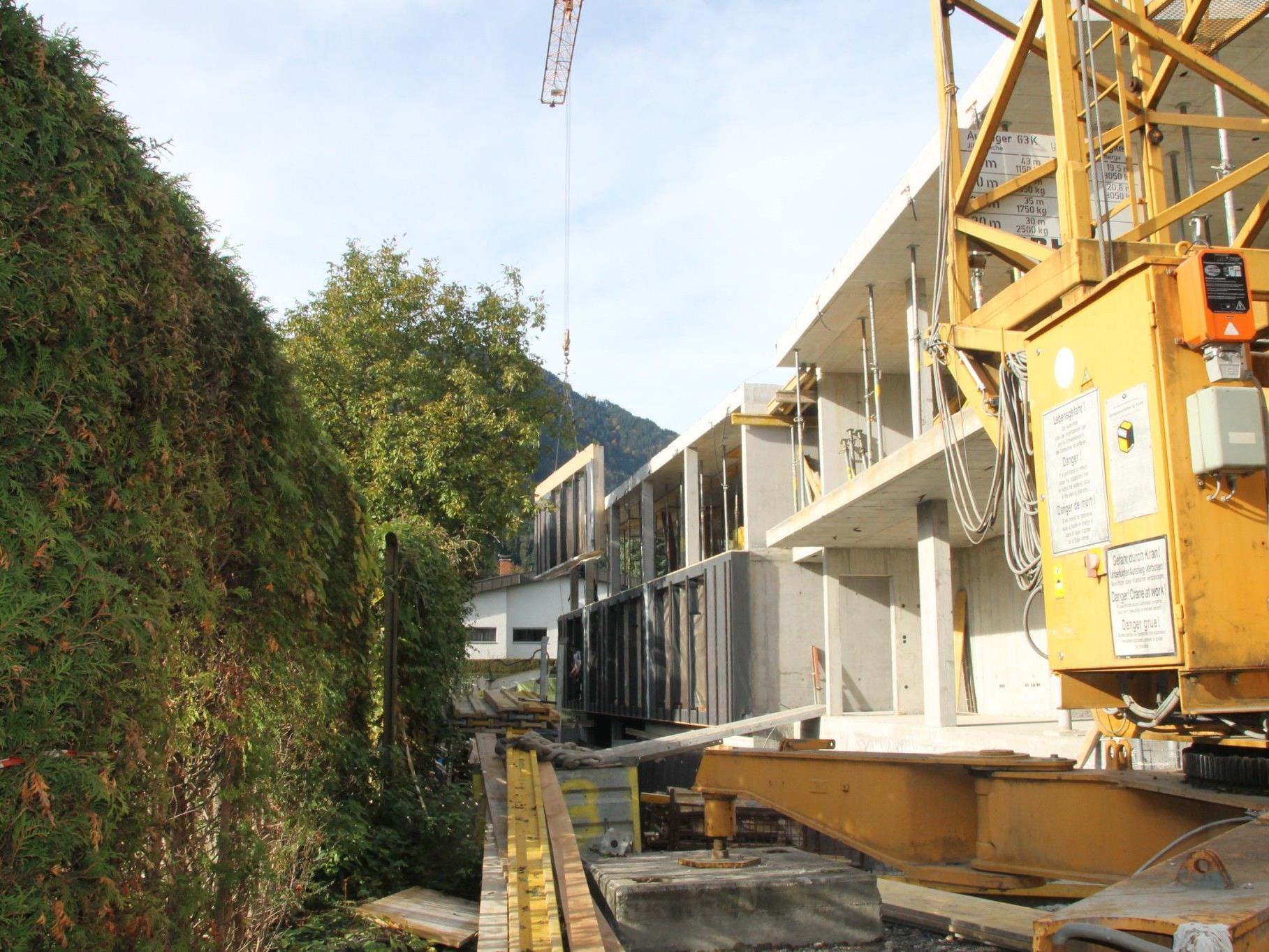 Mit dem "Haus Moser" entsteht bis Mitte 2013 ein neues Wohnheim.