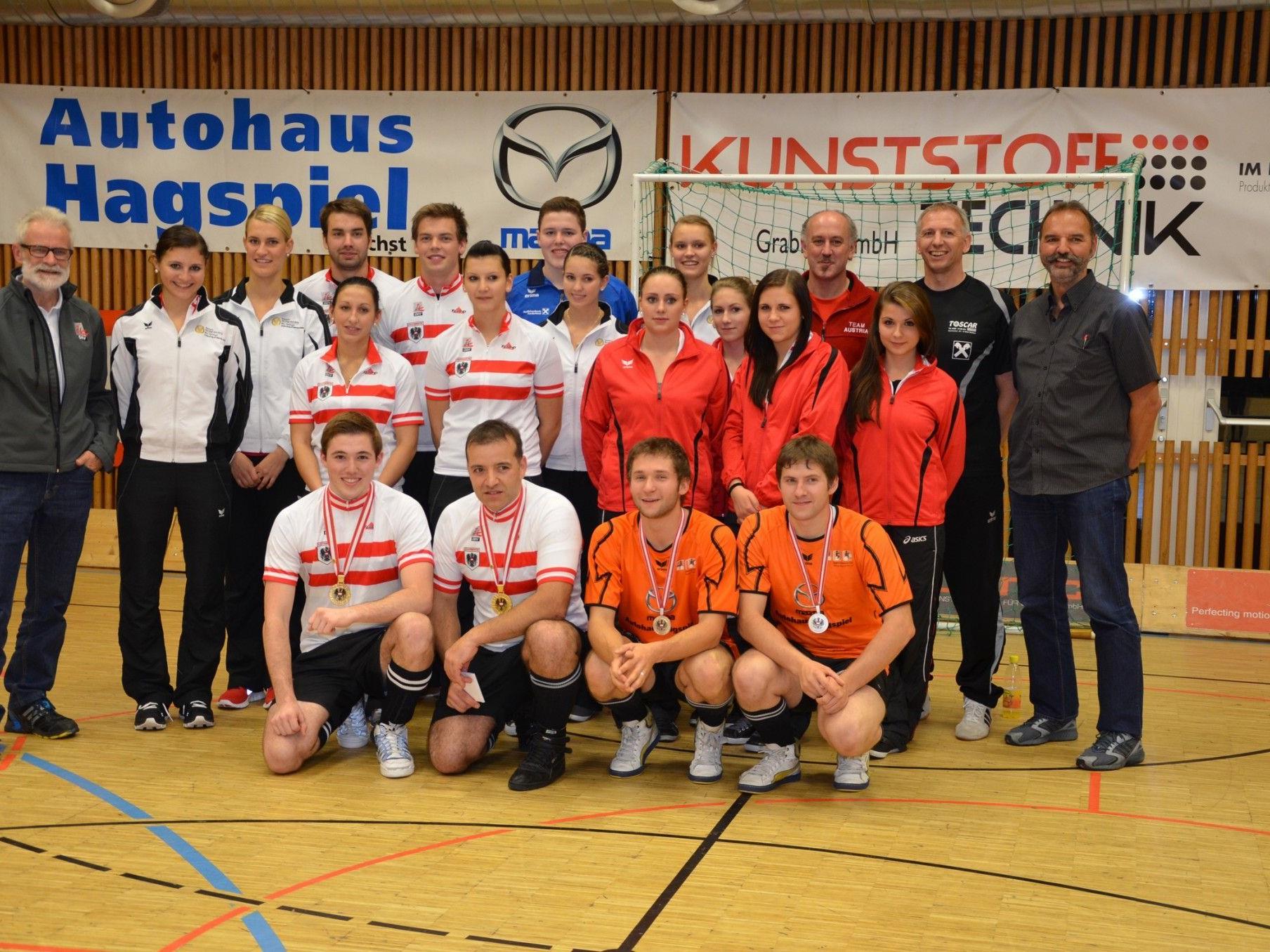 Österreichs Team in Aschaffenburg