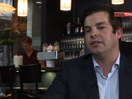 Mathias Burtscher, Geschäftsführer der Industriellenvereinigung, beim Ländle TV Mathias Burtscher, Geschäftsführer der Industriellenvereinigung, beim Ländle TV