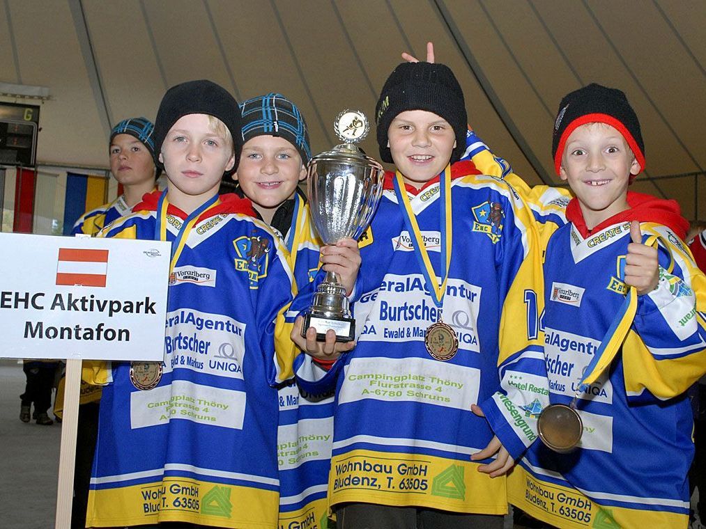Die Superminis des EHC Aktivpark Montafon belegten beim Turnier den fünften Rang. Die Superminis des EHC Aktivpark Montafon belegten beim Turnier den fünften Rang.