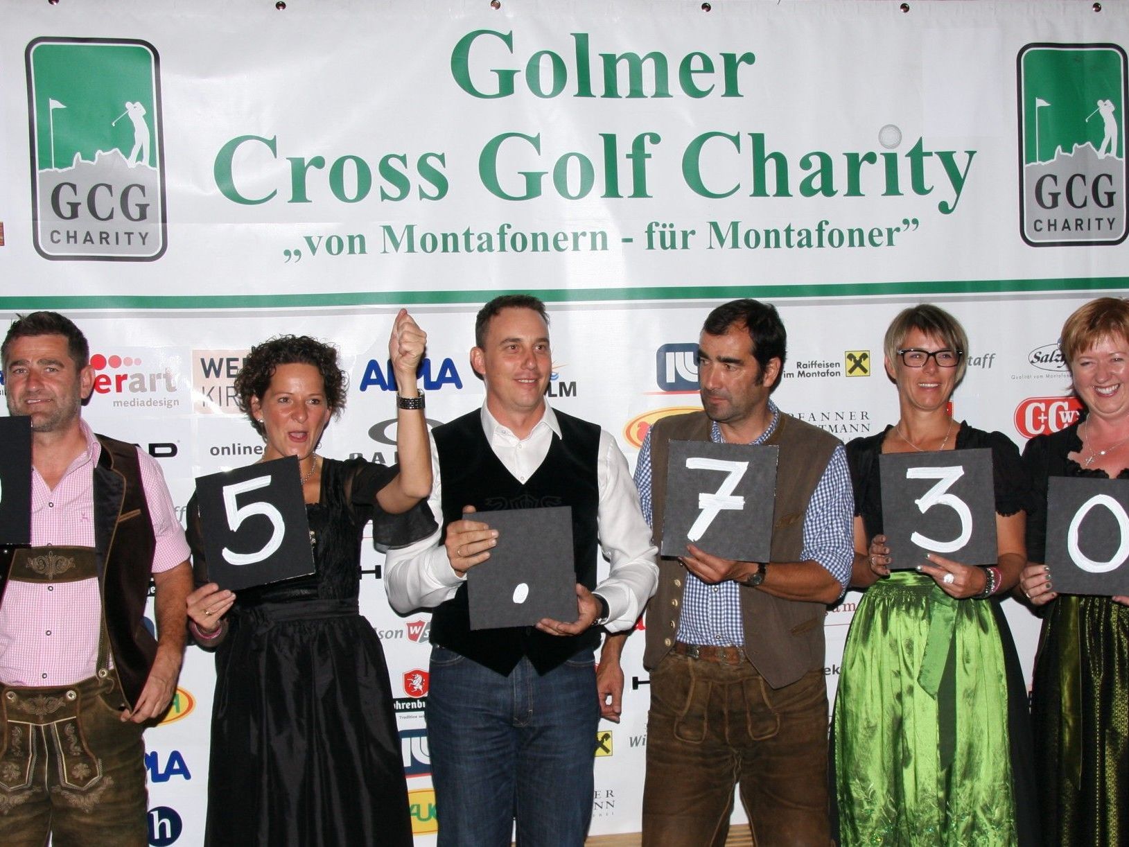 Überwältigendes Ergebnis: 85.730 Euro "ergolft". Überwältigendes Ergebnis: 85.730 Euro "ergolft".