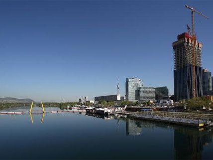 Großes Bauprojekt am Cineplexx-Areal der Reichsbrücke in Donaustadt. Großes Bauprojekt am Cineplexx-Areal der Reichsbrücke in Donaustadt.