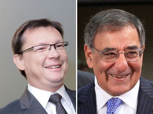 Verteidigungsminister Norbert Darabos und sein US-Amerikanischer Amtskollege Leon Panetta. Verteidigungsminister Norbert Darabos und sein US-Amerikanischer Amtskollege Leon Panetta.