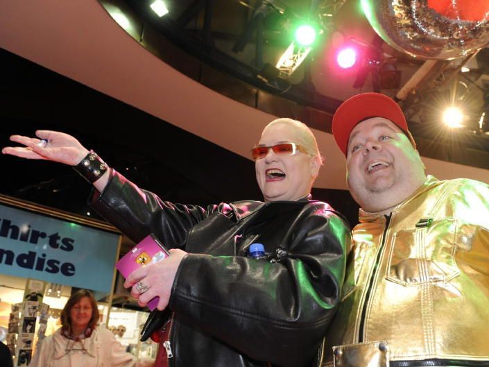 Dirk Bach mit Kollegin und guter Freundin Hella von Sinnen Dirk Bach mit Kollegin und guter Freundin Hella von Sinnen