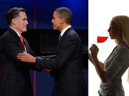 TV-Duell zwischen Romney und Obama. - Symbolbild. TV-Duell zwischen Romney und Obama. - Symbolbild.