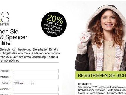 Am 19. November bekommt Österreich einen eigenen Online Shop von Marks & Spencer. Am 19. November bekommt Österreich einen eigenen Online Shop von Marks & Spencer.