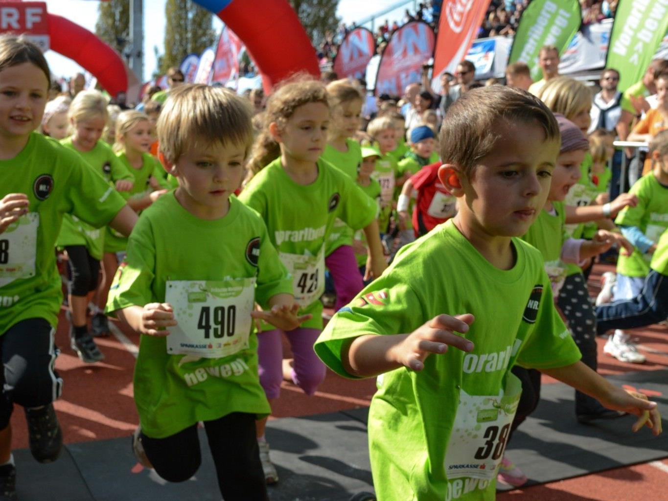 Kindermarathon in Bregenz stieß auf großes Interesse
