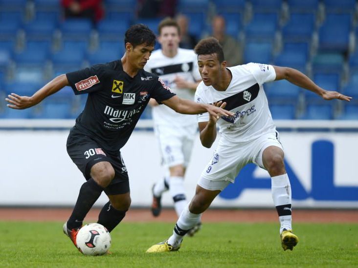 Sidinei de Oliveira verlor mit Bregenz vor über tausend Fans gegen Austria Salzburg. Sidinei de Oliveira verlor mit Bregenz vor über tausend Fans gegen Austria Salzburg.