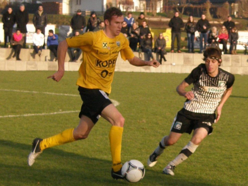 Lukas Jäger (li.) erzielte das Goldtor für Altach. Lukas Jäger (li.) erzielte das Goldtor für Altach.