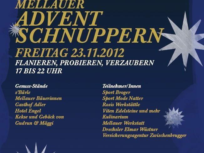 2. Mellauer Adventschnuppern 2. Mellauer Adventschnuppern