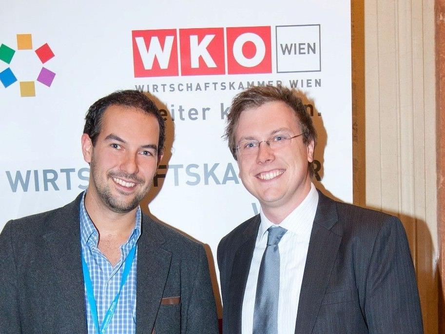 Andreas Tschas, CEO von STARTeurope und Martin Puaschitz, Vorsitzender der Jungen Wirtschaft Wien luden zum Investoren Empfang.