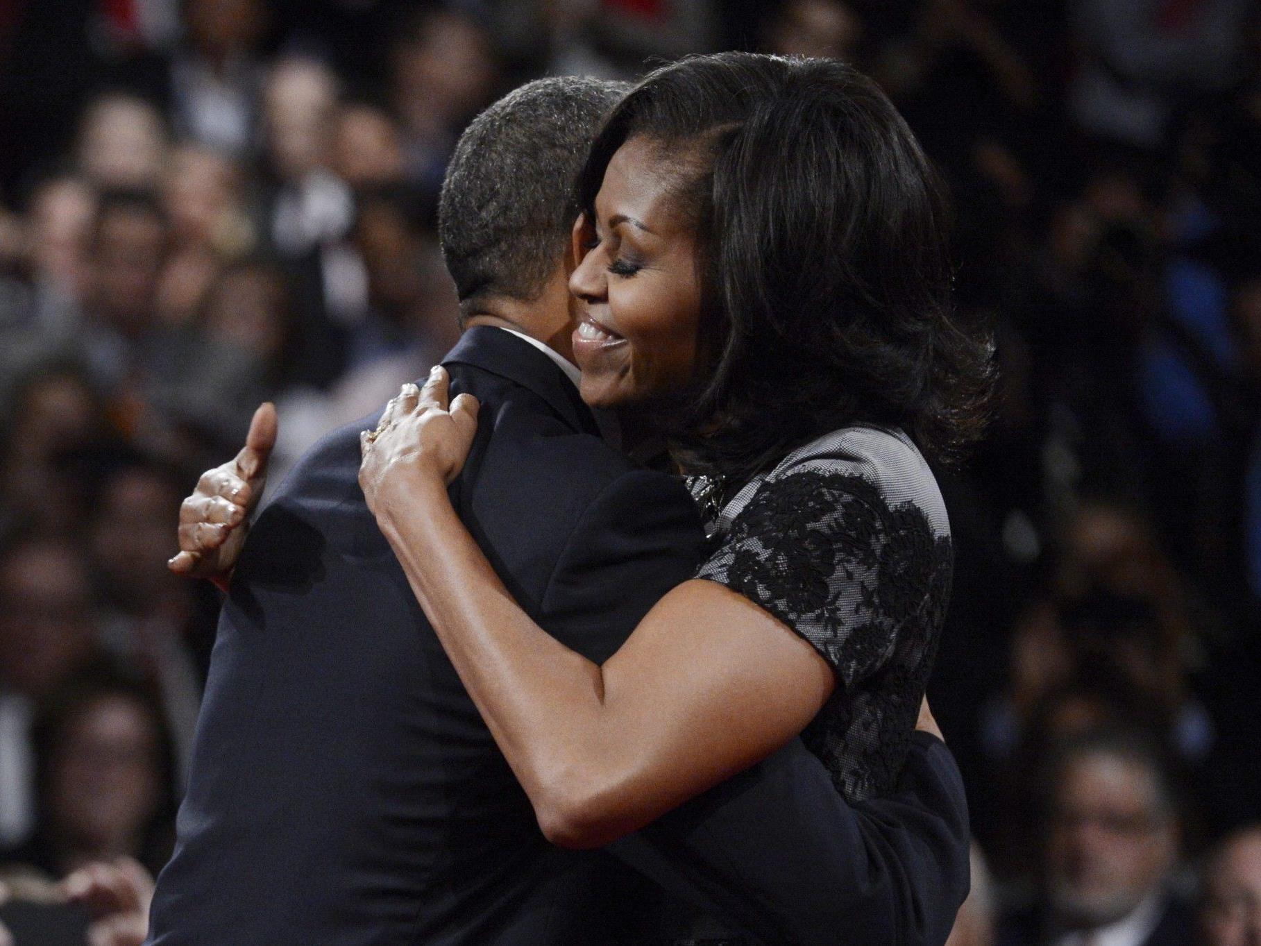 Michelle Obama ist im Volk deutlicher beliebter als ihr Mann.