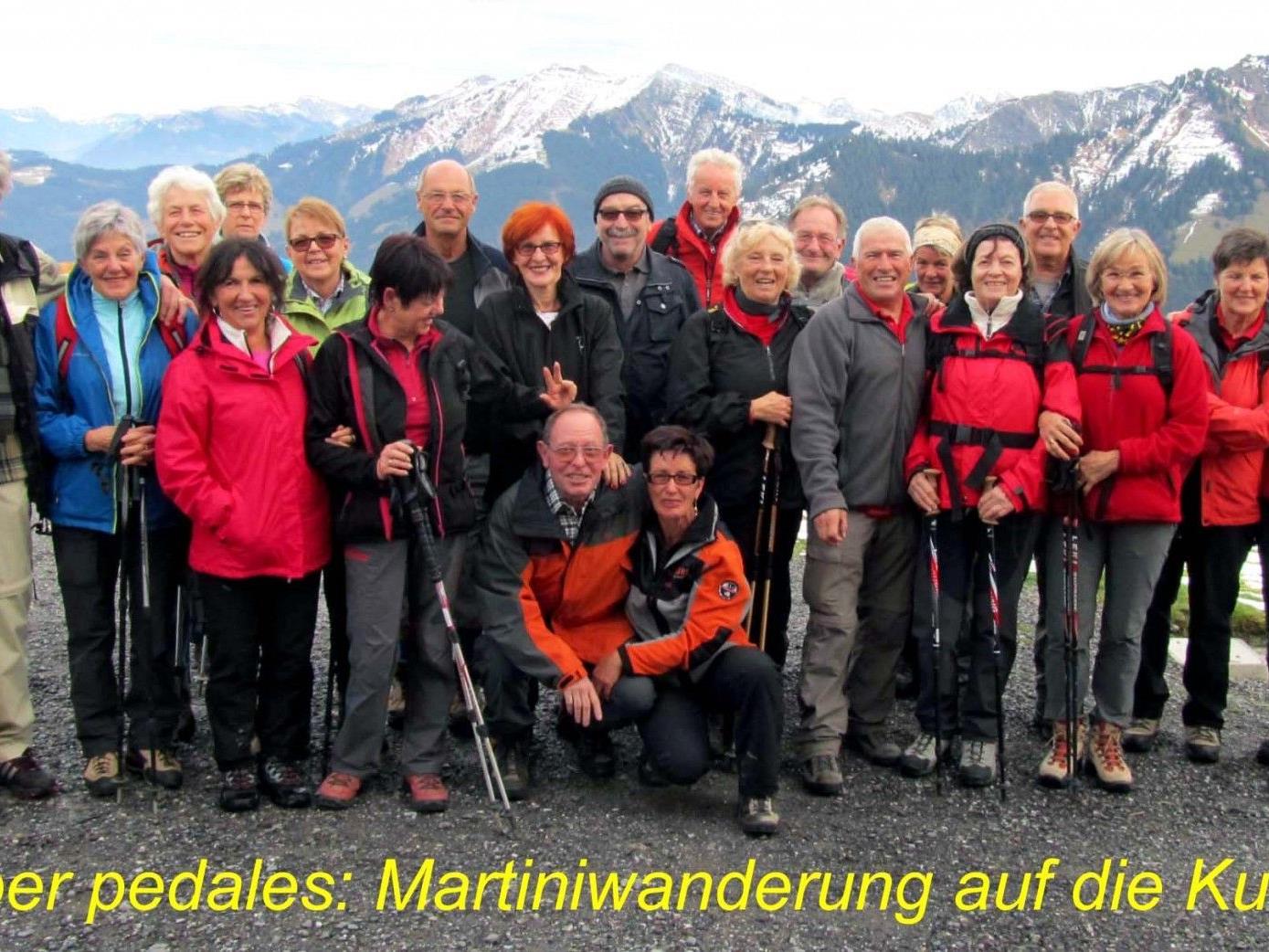 Team per pedales Martiniwanderung 2012