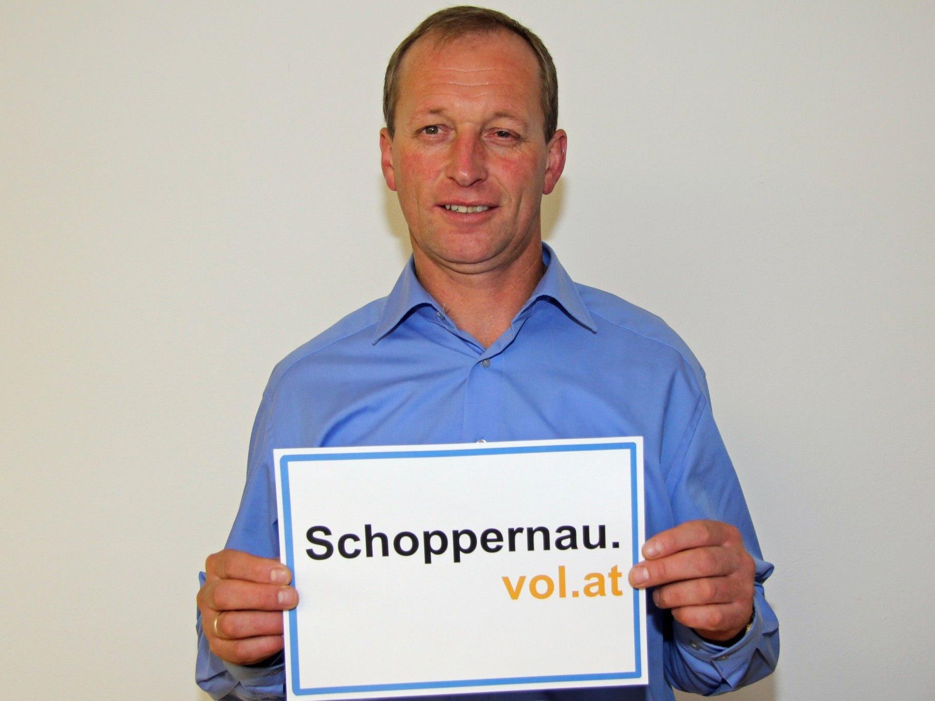 Walter Beer, Bürgermeister von Schoppernau, im Interview mit VOL.AT