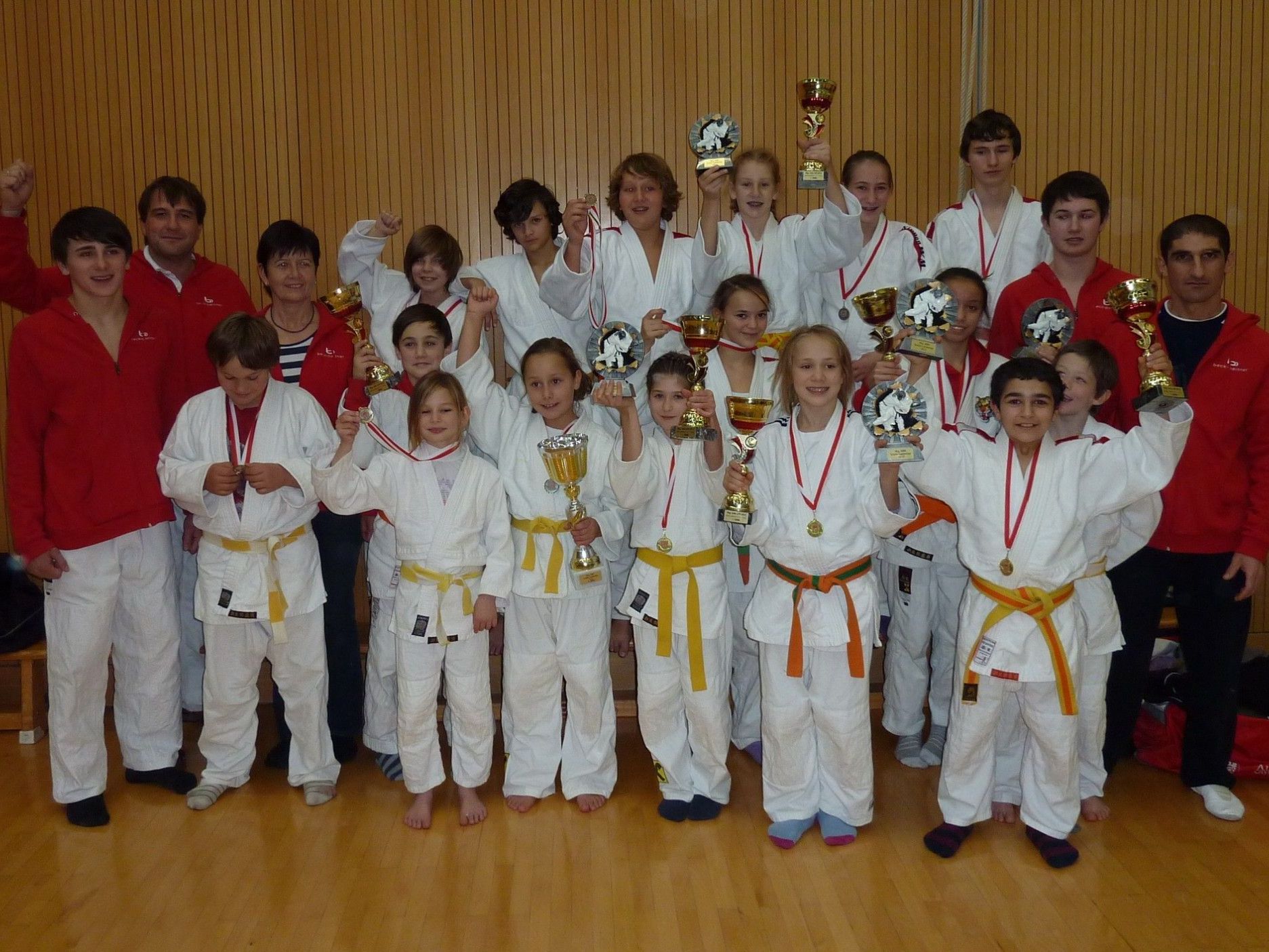 Die junge erfolgreiche Mannschaft des JC Montafon Die junge erfolgreiche Mannschaft des JC Montafon