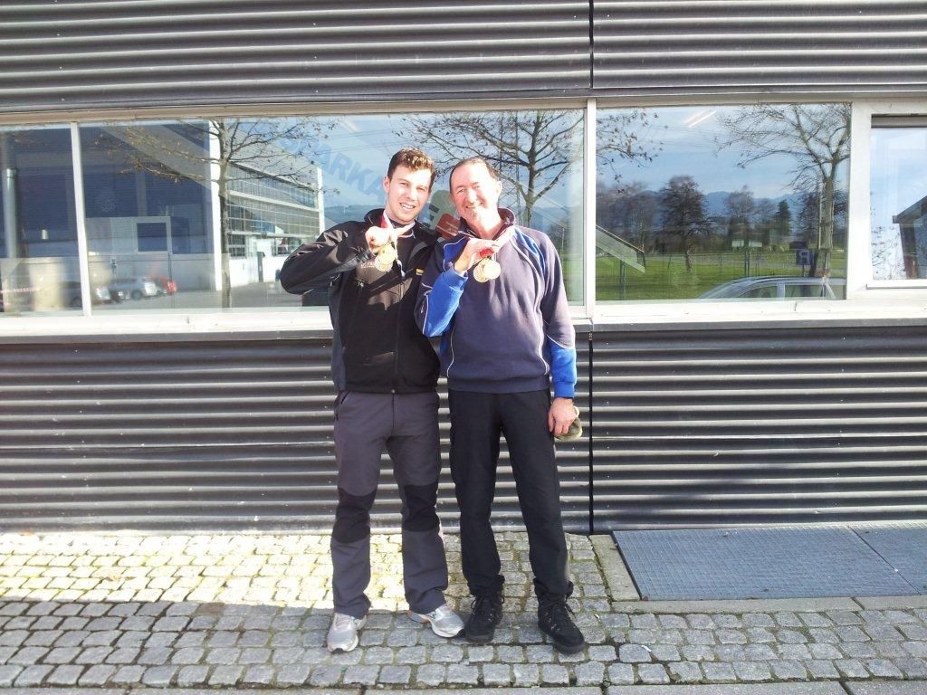 Die erfolgreichen Medaillensammer: Abraham und Erich Die erfolgreichen Medaillensammer: Abraham und Erich