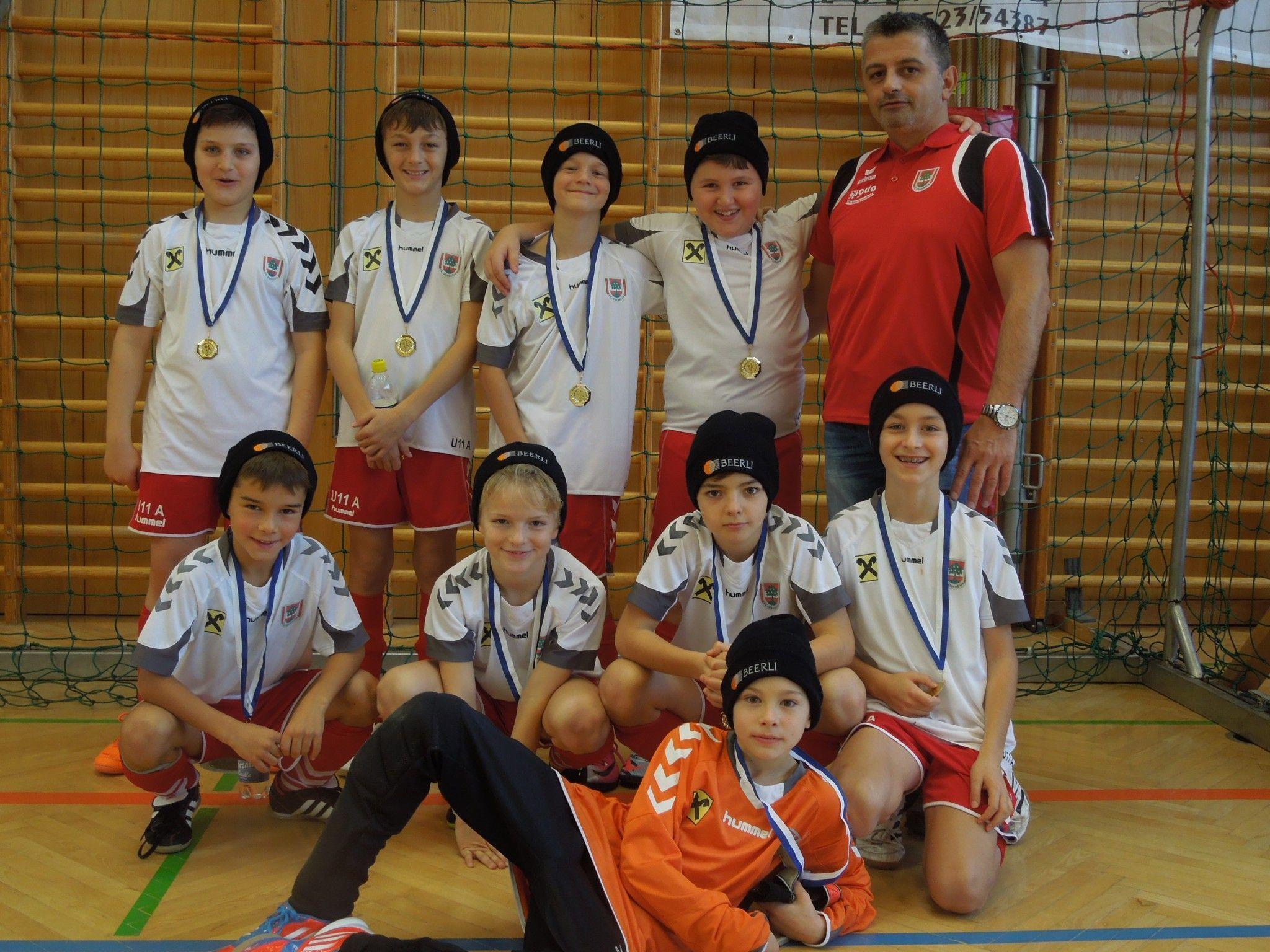 Das erste Hallenturnier in Koblach gewann die U11 Mannschaft des FC Dornbirn souverän.