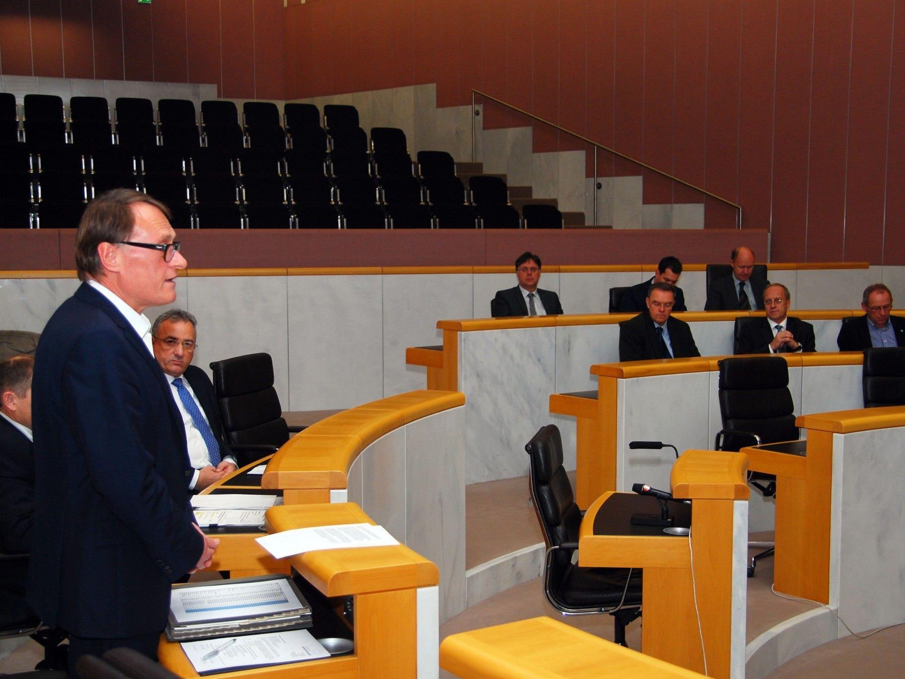 LT-Vizepräsident Ernst Hagen eröffnete das Parlamentariertreffen.