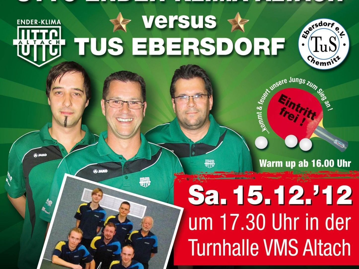 Einladung TISCHTENNIS INTERCUP SPIEL Österreich / Deutschland Einladung TISCHTENNIS INTERCUP SPIEL Österreich / Deutschland