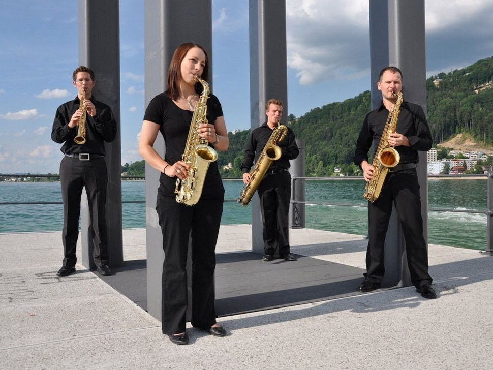 Das Saxos-Quartett lädt am 24. November zum Konzert im Pfarrsaal Hard Das Saxos-Quartett lädt am 24. November zum Konzert im Pfarrsaal Hard