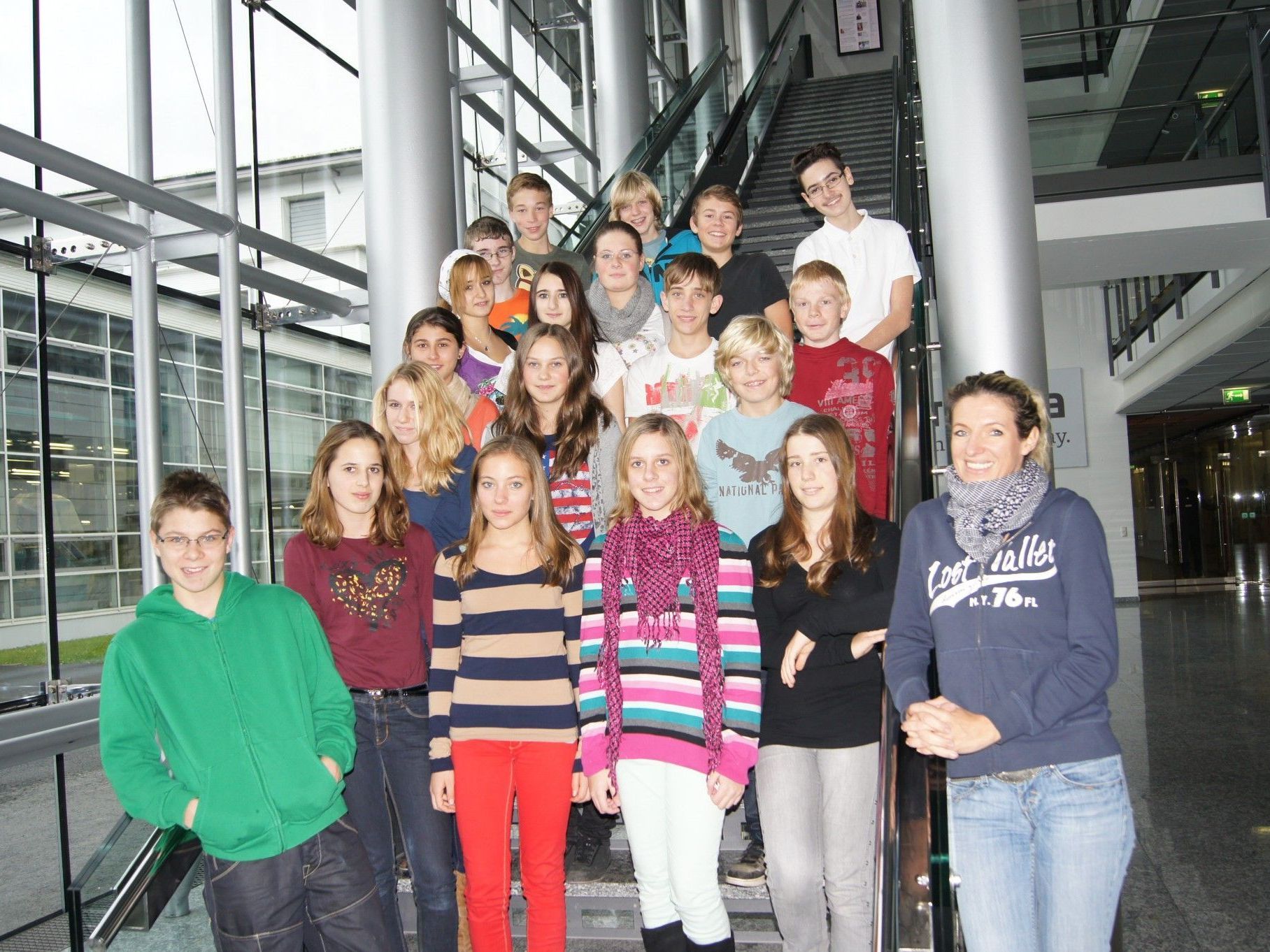 4b-Klasse der VMS Hörbranz bei Russmedia 4b-Klasse der VMS Hörbranz bei Russmedia