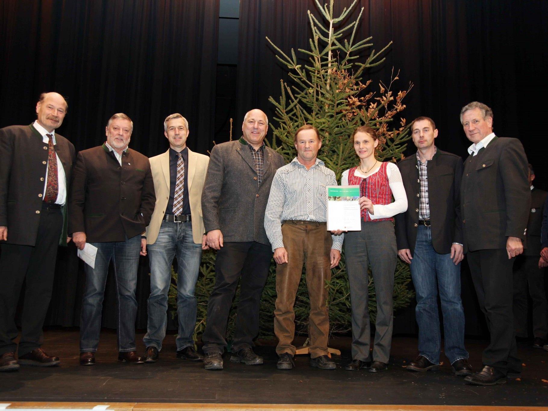 Der Stand Montafon Forstfonds wurde mit dem Vorarlberger Schutzwaldpreis 2012 ausgezeichnet.
