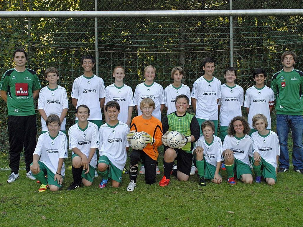 Die Spielgemeinschaft Montafon U13 gewann die Herbstmeisterschaft 2012.