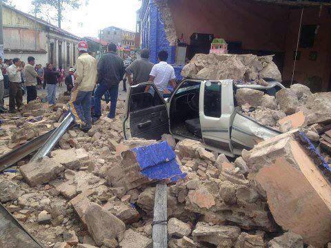 Schweres Beben in Guatemala - zwei Dutzend Menschen werden vermisst.