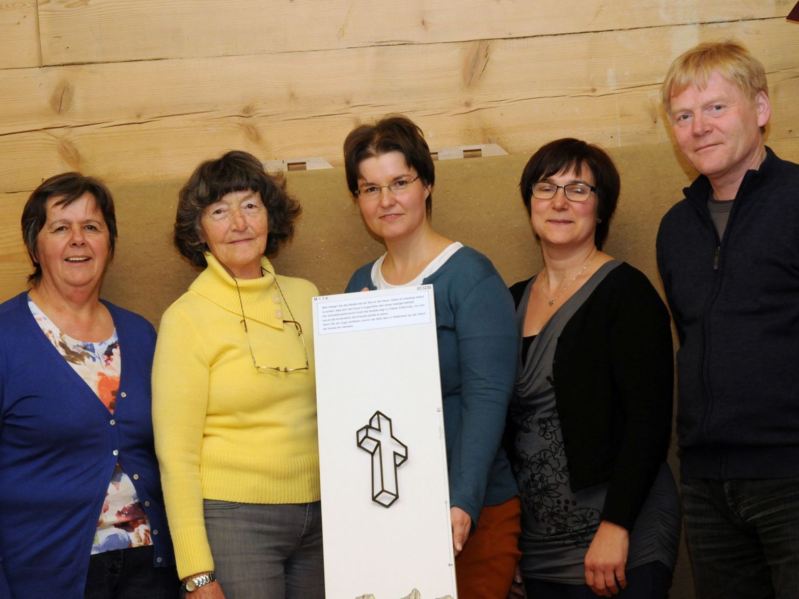 vl.li. Marlies Bouzo, Elisabeth Burtscher, Karin Bitschnau, Helga Konzett, Helmut Schlatter.