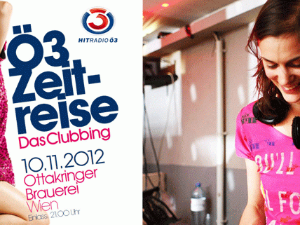 Mit der Ö3 Zeitreise oder Miss Moneypenny am 90ies Club zurück in die Kultjahrzehnte Mit der Ö3 Zeitreise oder Miss Moneypenny am 90ies Club zurück in die Kultjahrzehnte