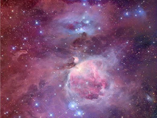Der Große Orionnebel, auch Messier 42 genannt.