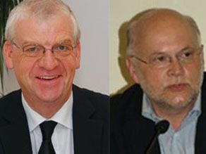 Wolfgang Türtscher (links) lädt zum Studientag mit Pastoraltheologe Rainer Maria Bucher.