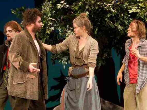 Das Ensemble des Vorarlberger Landestheaters zu Gast in Bizau Das Ensemble des Vorarlberger Landestheaters zu Gast in Bizau